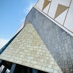 GEM Grand Egyptian Museum Eingang