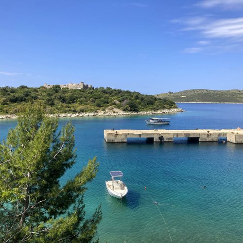 Porto Palermo Albanien Festung von Ali Pasha