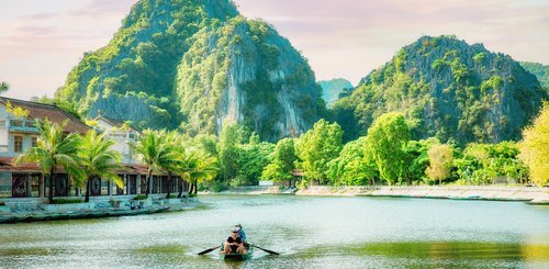 Ninh Binh Tam Coc Trockene Halongbucht Vietnam