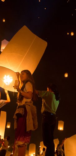 Lichterfest Chiang Mai Thailand