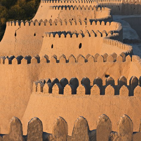 Chiwa Stadtmauer Usbekistan