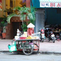Ho Chi Minh City Vietnam Street Life - Kosten Sie Streetfood bei Ihrer Vietnamreise!