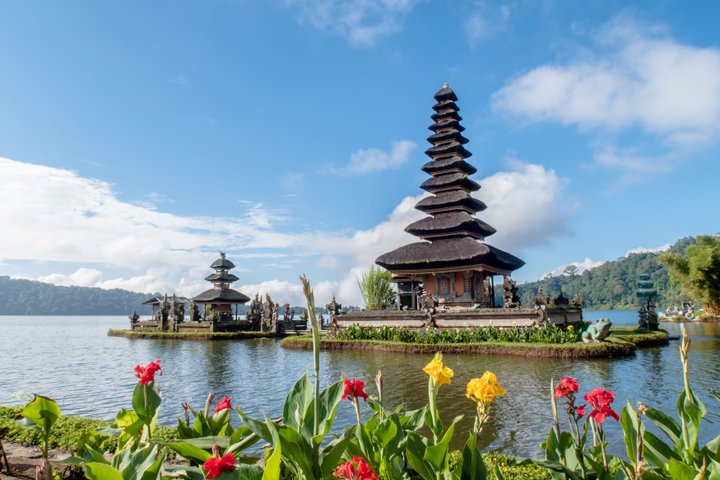 Ulun Danu Wassertempel am Bratansee Bali
