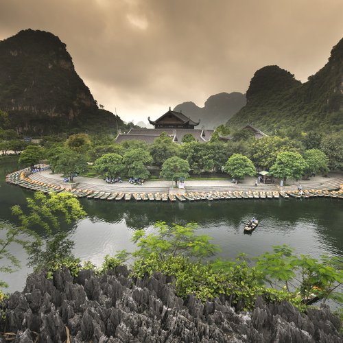 Ninh Binh Trockene Halongbucht Vietnam