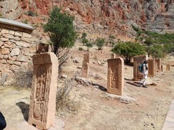 Detail aus dem Kloster Noravank