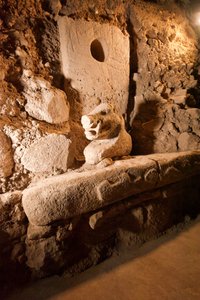 Seitenansicht der Wildschweinstatue Göbekli Tepe © Moritz Kinzel DAI Istanbul