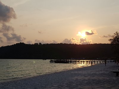 Kambodscha Koh Rong traumhafte Sonnenuntergänge