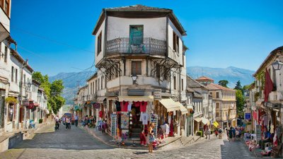 Marktplatz in Gjirokaster