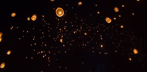 Lichterfest Chiang Mai Thailand