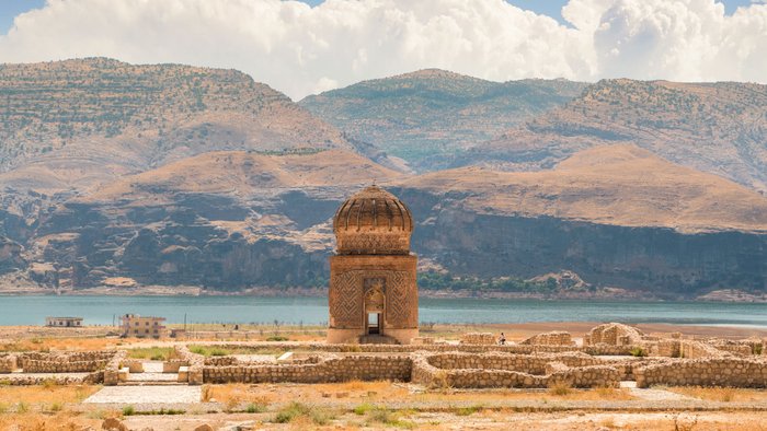 Hasankeyf Zeynel Bey Tomb am neuen Platz