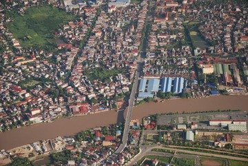 Luftaufnahme von Haiphong City