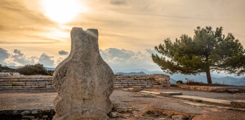 Ruinen des Palast von Vouni