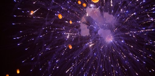 Lichterfest Chiang Mai Thailand