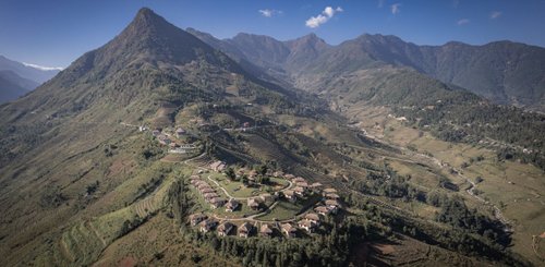 Topas Ecolodge Sapa  einzigartige Lage