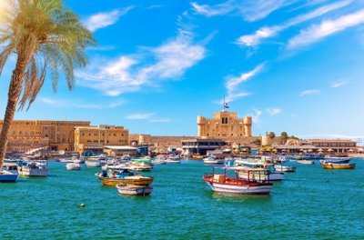 Hafen von Alexandria Ägypten
