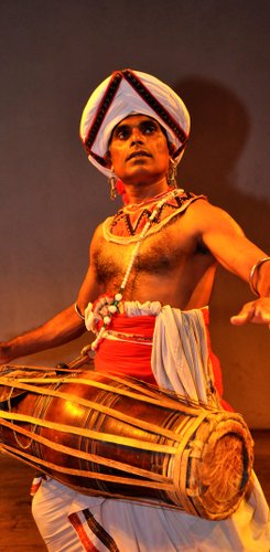 Tänzer beim Zahntempel Kandy