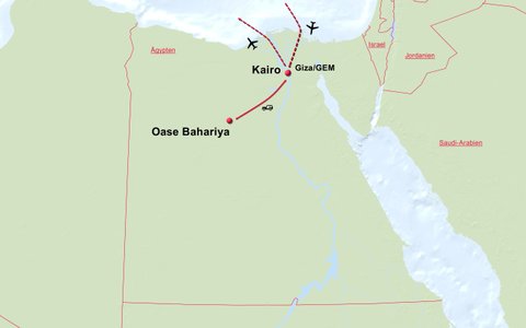 Aegypten - Sonnenfinsternis in der Oase Bahariya in der Weißen Wüste und Kairo