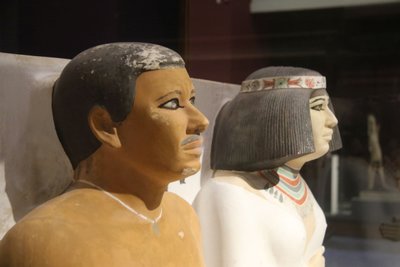 Museum Tahrir Platz Kairo | Prinz Rahotep und seine Frau Nofret