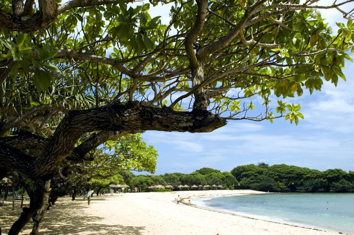 Strand von Nusa Dua im Süden von Bali