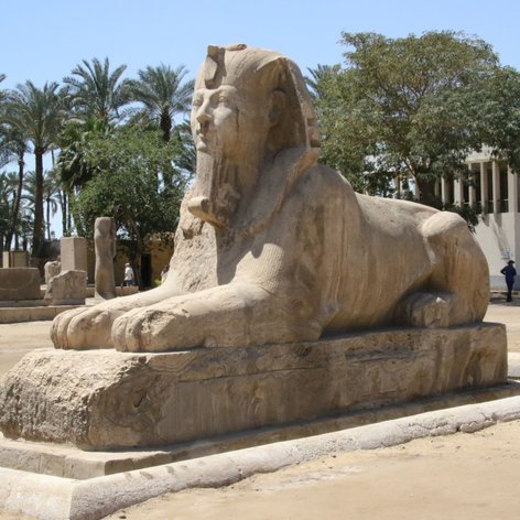 Memphis Alabaster Sphinx