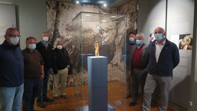 unsere Gruppe beim Loewenmensch Ulm Stadtmuseum