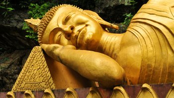 Buddha Wat Phou Si Luang Prabang Laos