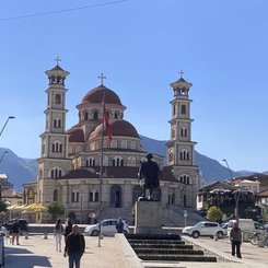 Korce Albanien neue orthodoxe Kirche