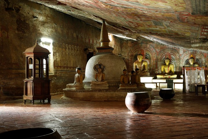 Aitken Spence Dhambulla Cave inside