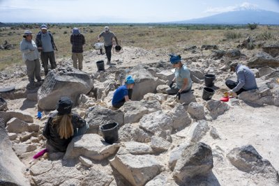 Ausgrabungsarbeiten 2025 in Argishtikhinili