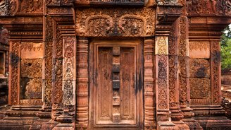 Detail von Angkor Wat UNESCO Weltkulturerbe in Kambodscha