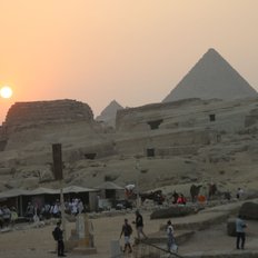Giza Sonnenuntergang