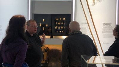 im Landesmuseum Württemberg Abteilung Steinzeit