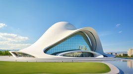Baku Heydar Alieyev Center Nationalmuseum Aserbaidschan