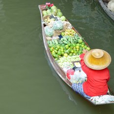 Schwimmender Markt Thailand