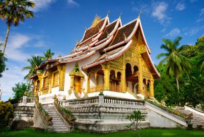 Wat Xieng Tong Tempel Luang Prabang Laos Teil des UNESCO Welterbe