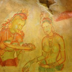 Fresco Sigiriya Wolkenmädchen