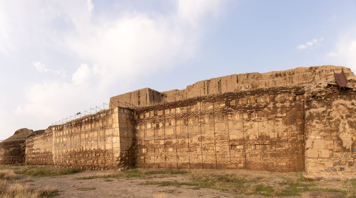 Mauern der Festung von Shamkir Aserbaidschan