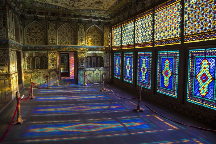 Sheki Palast des Khan - einmalig kunstvoll ausgestaltet