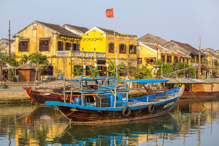 Hoian Hoai Fluss