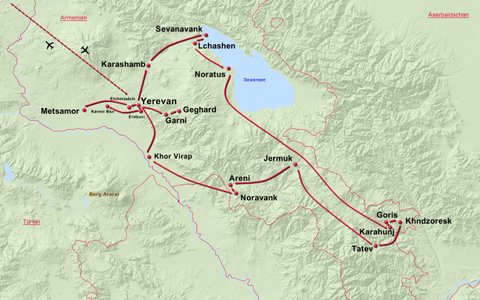 archäologische Studienreise Armenien