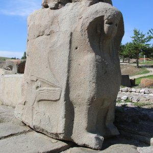 Alaca Höyük Siedlung der Hethiter Sphinxtor