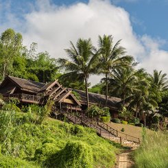 Luangsay Lodge am Berghang