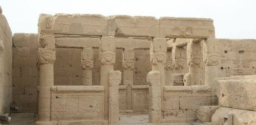 fantastischer Hathortempel in Dendera