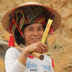Frau in Hoa Binh Provinz Dien Bien