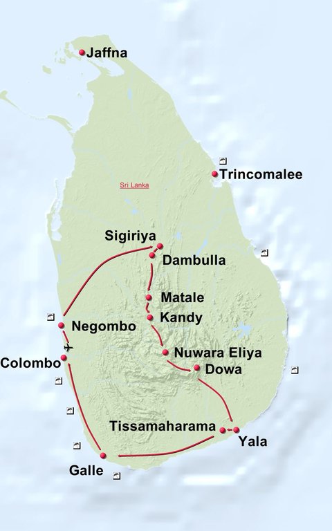 Sri Lanka Höhepunkte