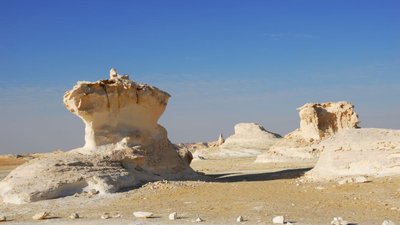 El Babein Weiße Wüste Ägypten bei der Oase Bahariya