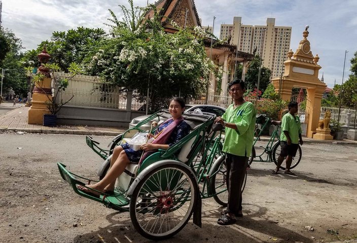 Phnom Penh traditionelles Cyclo
