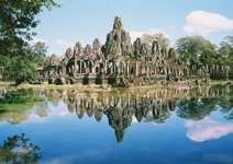 Bayon in der Anlage Angkor Thom Kambodscha