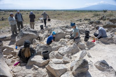 Ausgrabungsarbeiten 2025 in Argishtikhinili