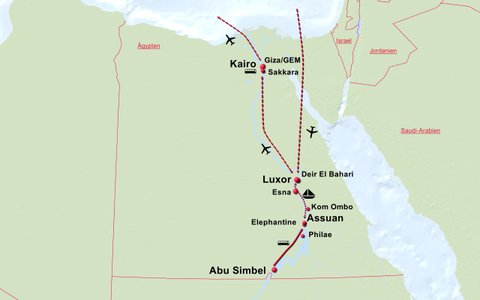 Aegypten mit Dahabiya Nilkreuzfahrt und Kairo Grand Egyptian Museum